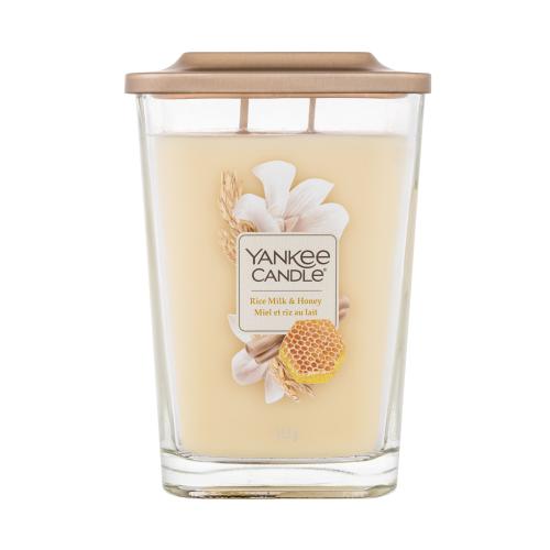 Yankee Candle Elevation Collection Rice Milk & Honey 552 g vonná sviečka unisex poškodený obal
