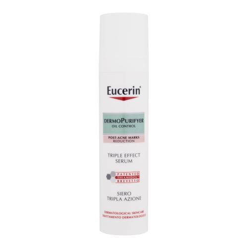 Eucerin DermoPurifyer Oil Control Triple Effect Serum 40 ml pleťové sérum pre ženy na pigmentové škvrny; na problematickú pleť s akné