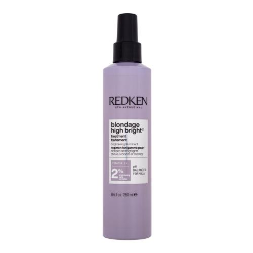 Redken Blondage High Bright Treatment 250 ml šampón pre ženy poškodený flakón na blond vlasy