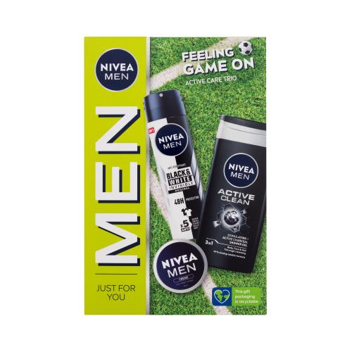 NIVEA MEN Feeling Game On darčeková sada na telo a tvár pre mužov