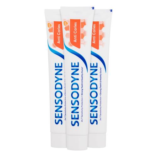 Sensodyne Anti Caries Anti Carries zubná pasta proti zubnému kazu 3x75 ml