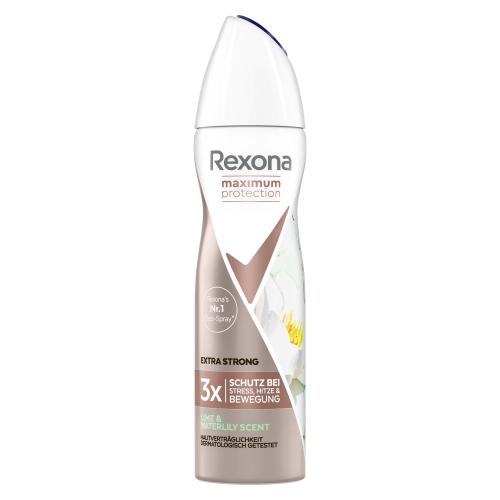Rexona Maximum Protection Lime & Waterlily 150 ml antiperspirant pre ženy deospray