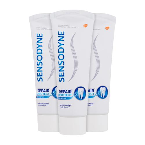 Sensodyne Repair & Protect Cool Mint zubná pasta pre citlivé zuby 3x75 ml