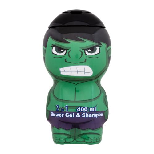 Marvel Avengers Hulk 2in1 Shower Gel & Shampoo 2D 400 ml sprchovací gél pre deti