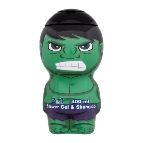 Marvel Avengers Hulk 2in1 Shower Gel & Shampoo 2D 400 ml sprchovací gél pre deti