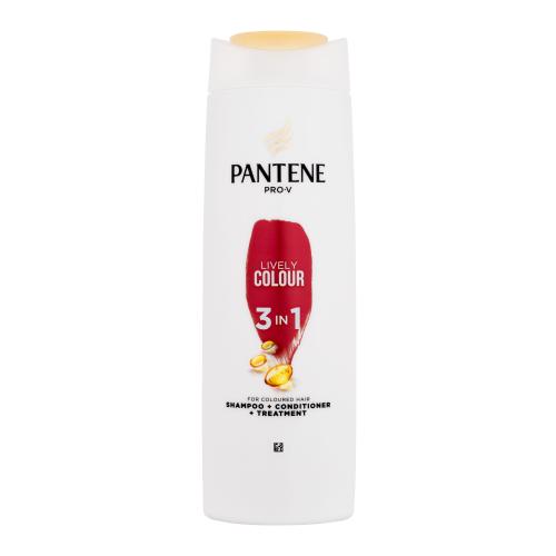 Pantene Lively Colour 3 in 1 360 ml šampón pre ženy na farbené vlasy