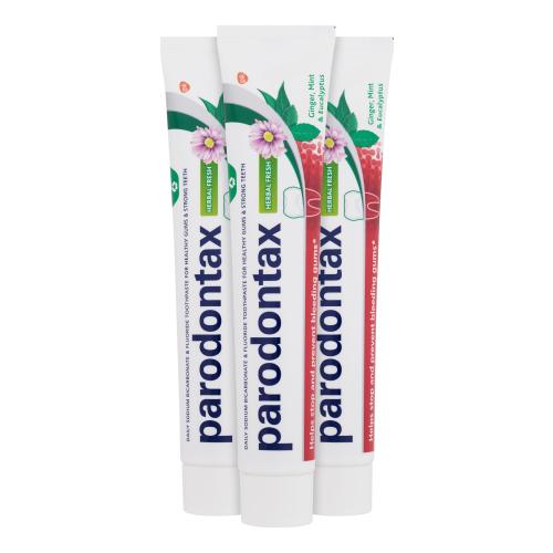 Parodontax Herbal Fresh Trio zubná pasta zubná pasta 3 x 75 ml unisex