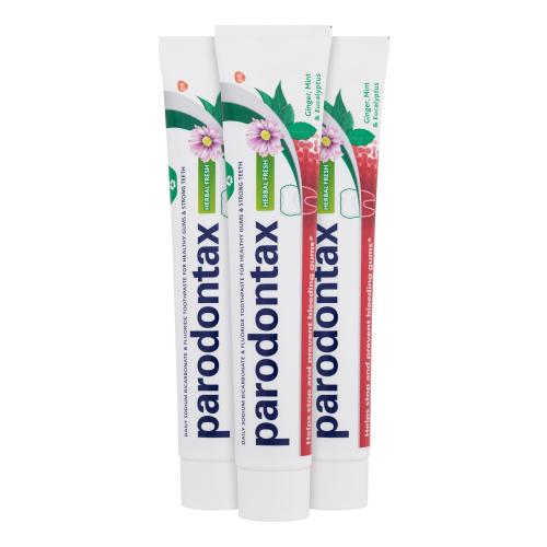 Parodontax Herbal Fresh zubná pasta proti krvácaniu ďasien 3x75 ml