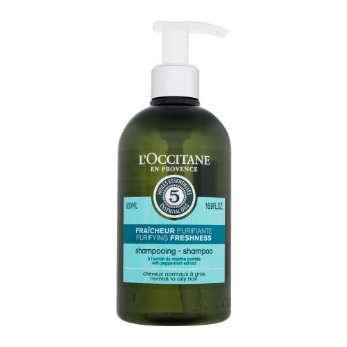 L'Occitane Aromachology Purifying Freshness 500 ml šampón pre ženy na mastné vlasy; na normálne vlasy