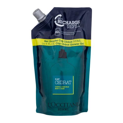 L'Occitane Cedrat 500 ml sprchovací gél pre mužov Náplň