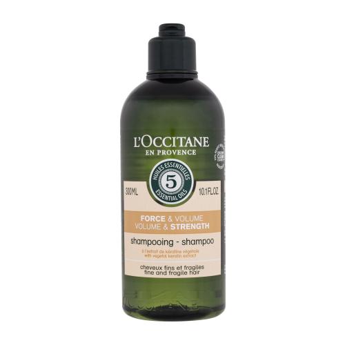 L'Occitane Aromachology Volume & Strength 300 ml šampón pre ženy na jemné vlasy; na lámavé vlasy