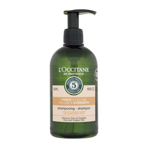 L'Occitane Aromachology Volume & Strength 500 ml šampón pre ženy na jemné vlasy; na lámavé vlasy
