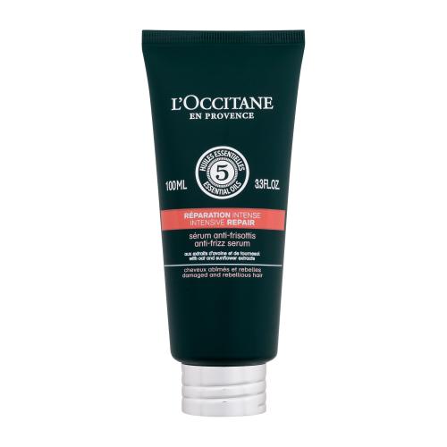 L'Occitane Aromachology Intensive Repair Anti-Frizz Serum 100 ml sérum na vlasy pre ženy na poškodené vlasy; ochrana vlasov pred slnkom