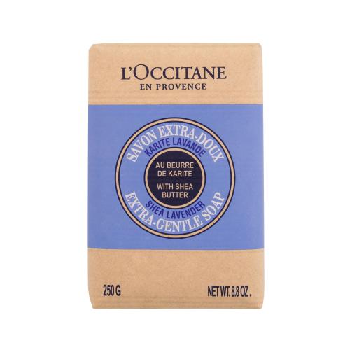 L'Occitane Shea Butter Lavender Extra-Gentle Soap 250 g tuhé mydlo pre ženy