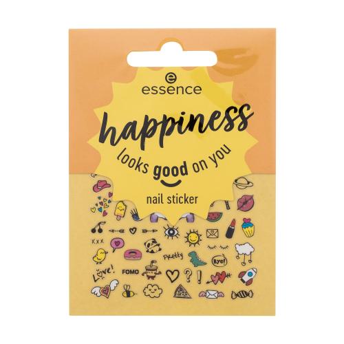 Essence Nail Stickers Happiness Looks Good On You nálepky na nechty pre ženy nálepky na nechty 57 ks
