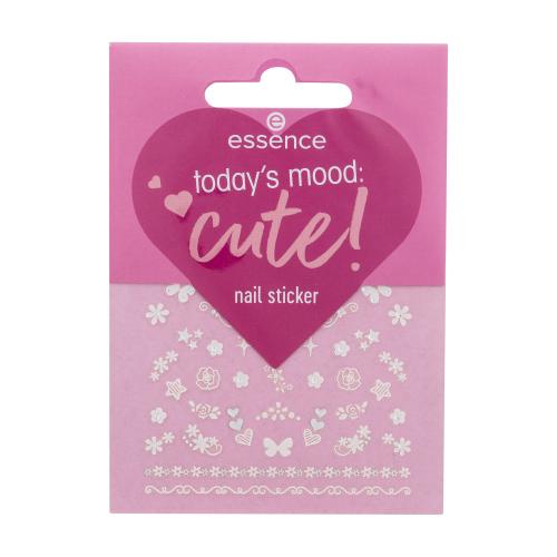 Essence Nail Stickers Today's Mood: Cute! nálepky na nechty pre ženy nálepky na nechty 44 ks