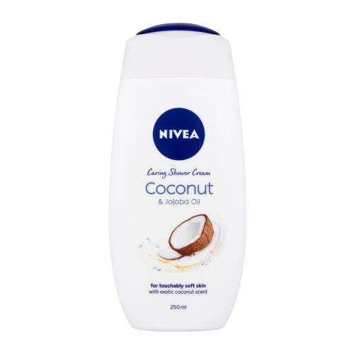 Nivea Coconut & Jojoba Oil 250 ml hydratačný sprchovací krém pre ženy