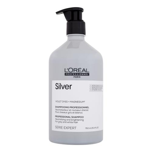 L’Oréal Professionnel Serie Expert Silver strieborný šampón pre šedivé vlasy 750 ml