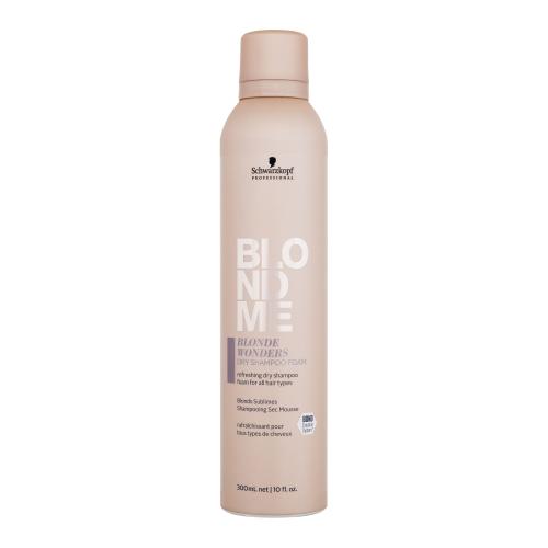 Schwarzkopf Professional Blond Me Blonde Wonders Dry Shampoo Foam 300 ml suchý penový šampón na blond vlasy pre ženy