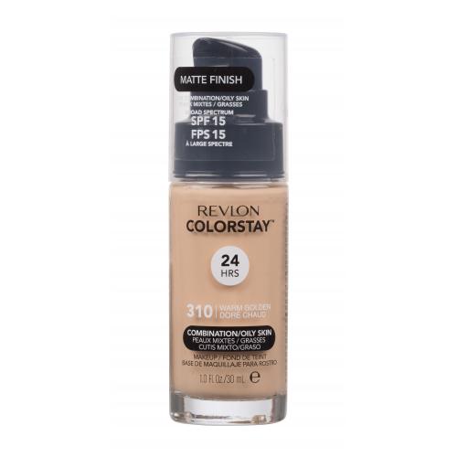 Revlon Colorstay Combination Oily Skin SPF15 30 ml make-up pre ženy 310 Warm Golden na všetky typy pleti; na mastnú pleť; na problematickú pleť s akné