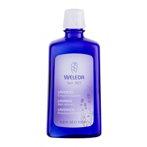 Weleda Lavender Relaxing Bath Milk 200 ml kúpeľový olej pre ženy