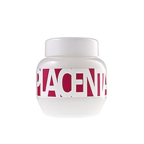 Kallos Cosmetics Placenta 800 ml maska na vlasy pre ženy poškodený flakón na poškodené vlasy; na šedivé vlasy