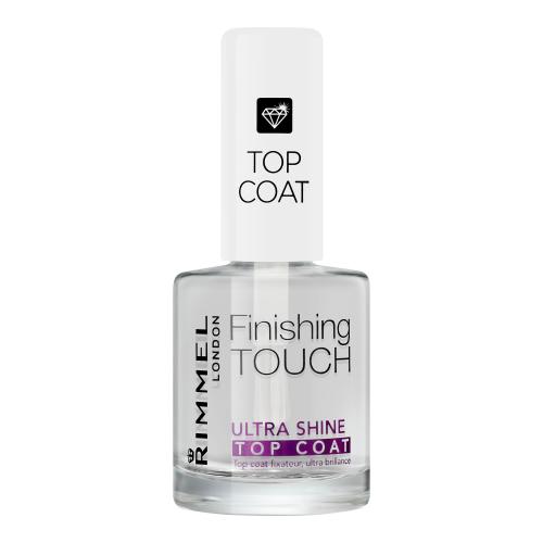 Rimmel London Finishing Touch Ultra Shine Top Coat 12 ml lak na nechty pre ženy