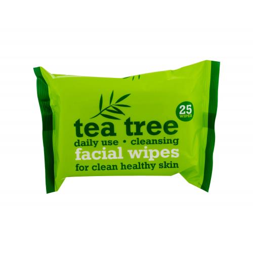 Xpel Tea Tree 25 ks čistiace obrúsky pre ženy na veľmi suchú pleť
