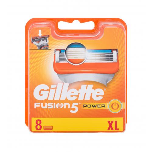 Gillette Fusion5 Power náhradné ostrie náhradné žiletky 8 ks pre mužov