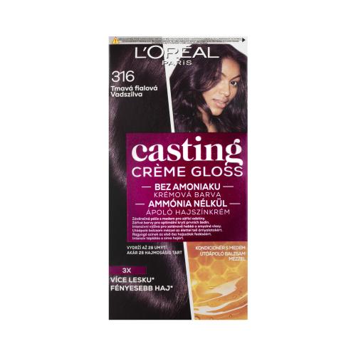 L’Oréal Paris Casting Creme Gloss farba na vlasy odtieň 316 Plum 1 ks