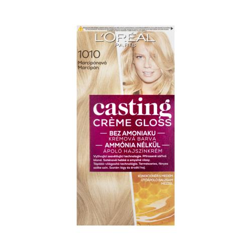 L'Oréal Paris Casting Creme Gloss Glossy Princess 48 ml farba na vlasy pre ženy 1010 Light Iced Blonde