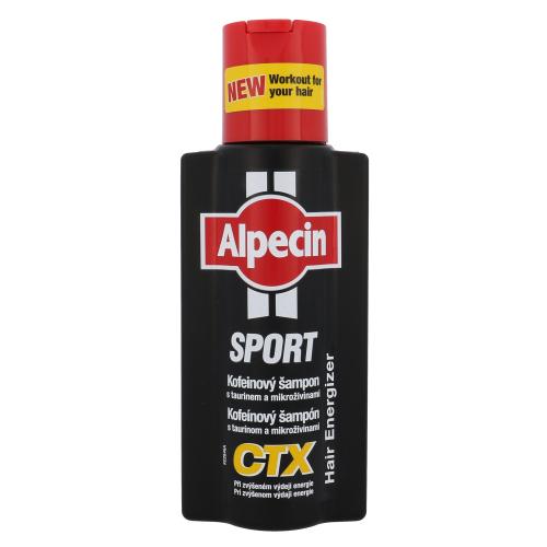 Alpecin Sport Coffein CTX 250 ml šampón pre mužov proti vypadávaniu vlasov