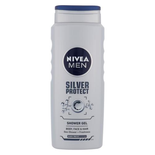 Nivea Men Silver Protect 500 ml sprchovací gél pre mužov