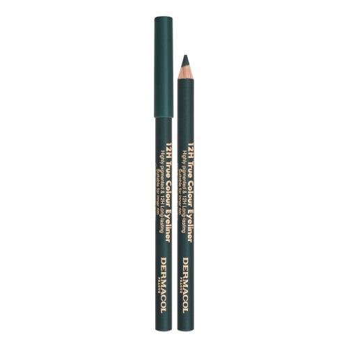 Dermacol 12H True Colour 0,28 g ceruzka na oči pre ženy 5 Green