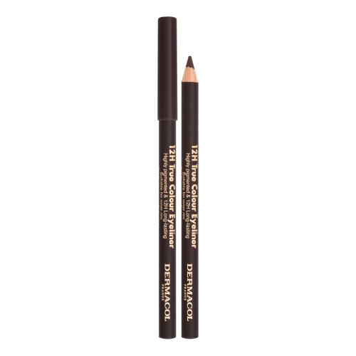 Dermacol 12H True Colour 0,28 g ceruzka na oči pre ženy 6 Dark Brown
