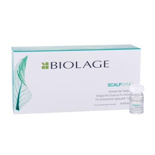Biolage Scalp Sync Aminexil Hair Treatment 10x6 ml prípravok proti padaniu vlasov pre ženy poškodená krabička