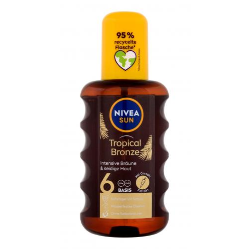 NIVEA SUN olej v spreji na opaľovanie SPF 6 200 ml