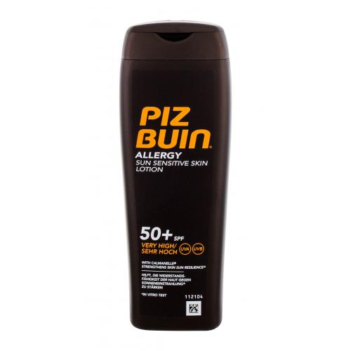 PIZ BUIN Allergy Sun Sensitive Skin Lotion SPF50+ 200 ml opaľovací prípravok na telo unisex na veľmi suchú pleť; na alergickú pleť