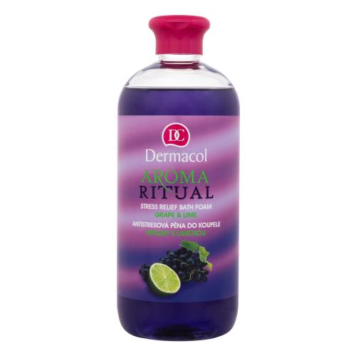 Dermacol Aroma Moment Grape & Lime antistresová pena do kúpeľa 500 ml