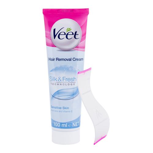 Veet Silk & Fresh™ Sensitive Skin 100 ml depilačný prípravok pre ženy