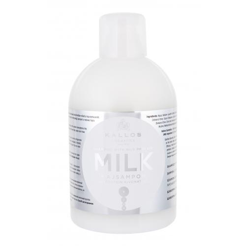 Kallos Cosmetics Milk 1000 ml šampón pre suché a poškodené vlasy pre ženy