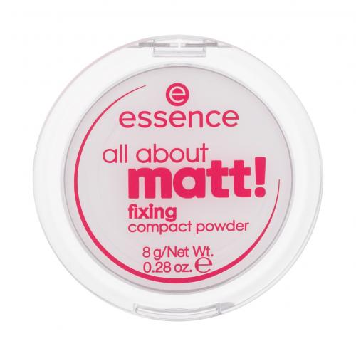essence All About Matt! transparentný kompaktný púder 8 g