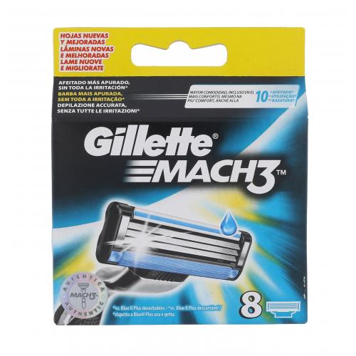 Gillette Mach3 8 ks náhradné ostrie pre mužov