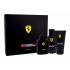 Ferrari Scuderia Ferrari Black Darčeková kazeta pre mužov toaletná voda 125 ml + sprchovací gél 150 ml + deodorant 150 ml
