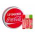 Lip Smacker Coca-Cola Darčeková kazeta balzam na pery 3 x 4 g + plechová krabička