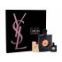 Yves Saint Laurent Black Opium Darčeková kazeta pre ženy parfumovaná voda 90 ml + parfumovaná voda 7,5 ml + rúž Rouge Pur Couture N°1 Rouge á Lévres 1,3 ml