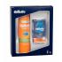 Gillette Fusion5 Ultra Sensitive + Cooling Darčeková kazeta gél na holenie 200 ml + balzam po holenie Gillette Pro 3in1 SPF15 50 ml