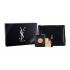 Yves Saint Laurent Black Opium Darčeková kazeta pre ženy parfumovaná voda 90 ml + rúž Rouge Pur Couture no.1 1,6 g + riasenka Mascara Volume Faux Cils no. 1 2 ml + kozmetická taška