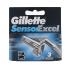 Gillette Sensor Excel Náhradné ostrie pre mužov 3 ks
