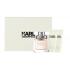 Karl Lagerfeld Karl Lagerfeld For Her Darčeková kazeta pre ženy parfumovaná voda 85 ml + telové mlieko 100 ml + sprchovací gél 100 ml